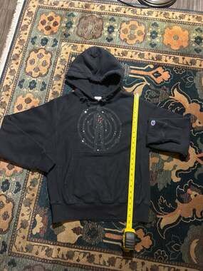 Kid Cudi SATELLITE FLIGHT Graphic Hoodie Champion Reverse Weave Small